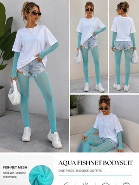 Aqua Mesh bodysuit